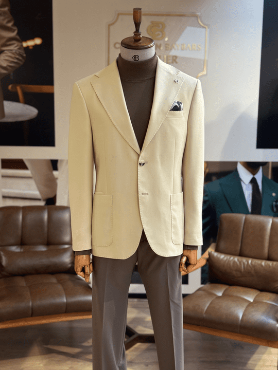 MONO YAKA DİOGONEL CEKET