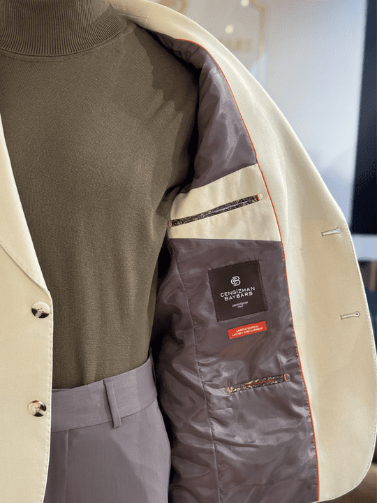 MONO YAKA DİOGONEL CEKET