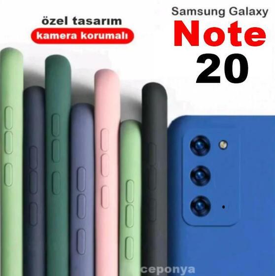 Samsung Galaxy Note 20 3D Maximum Kamera Korumalı Silikon Kılıf