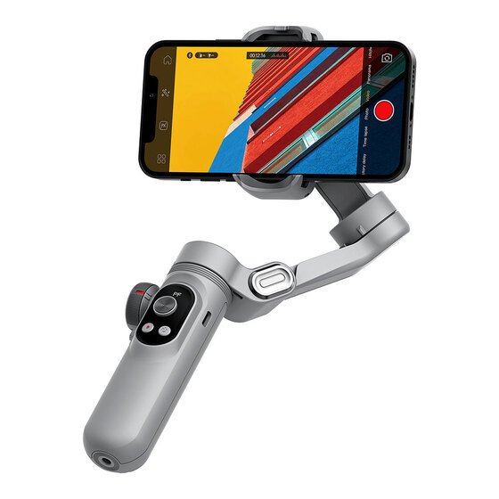 Telefon Sabitleyici Gimbal Stabilizatör Wiwu Wi-SE007 Yunteng Serisi Işıklı 3-Axis El Tipi Pan Tilt