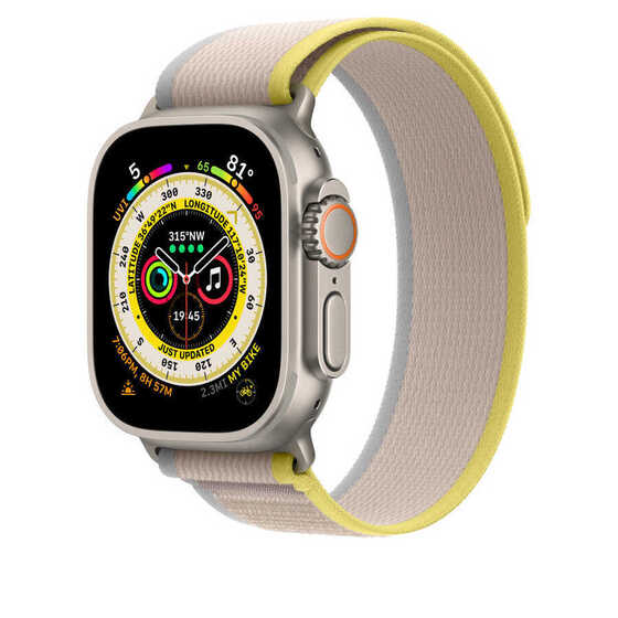 Apple Watch Ultra 49mm Wiwu Trail Loop Naylon Örgü İşlemeli Hasır Kordon Strap Kayış