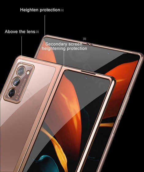 Galaxy Z Fold 2 Kılıf Tam Uyumlu İnce Kamera Korumalı İz Yapmaz