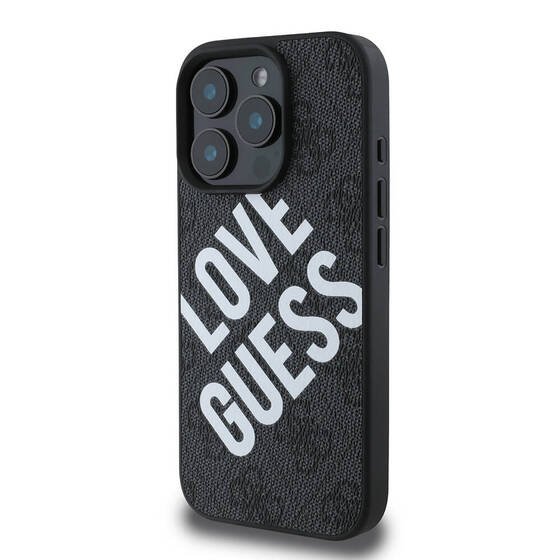 Apple iPhone 16 Pro Kılıf Guess Orjinal Lisanslı Big Love Guess Kapak