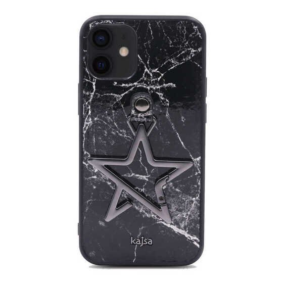 Apple iPhone 12 Kılıf Kajsa Starry Serisi Marble Kapak