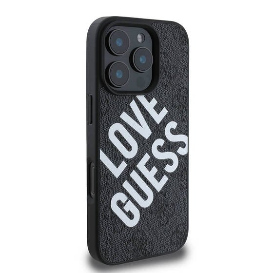 Apple iPhone 16 Pro Max Kılıf Guess Orjinal Lisanslı Big Love Guess Kapak