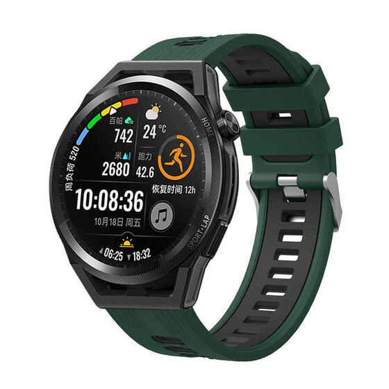 Galaxy Watch 46mm KRD-55 Suya Dayanıklı Silikon Kordon