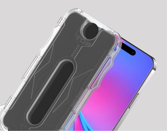 Apple iPhone 16 Kolay Uygulama Aparatlı 5D Magic Privacy Glass Hayalet Cam Ekran