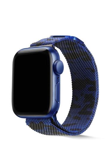 Apple Watch Ultra 49mm KRD-40 Tel Örgü İşlemeli Metal Kordon