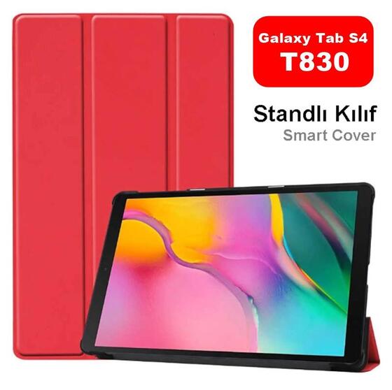 Galaxy Tab S4 T830 Akıllı Cover Standlı 1-1 Kılıf