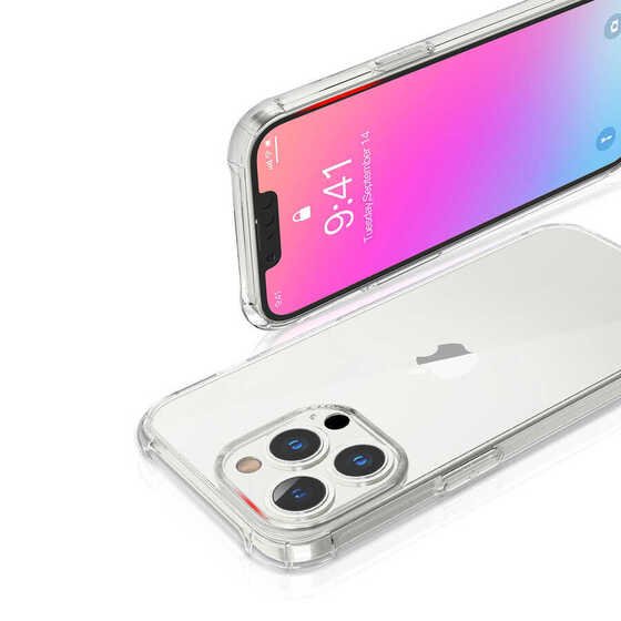 Apple iPhone 13 Pro Kılıf Kajsa Transparent Kapak