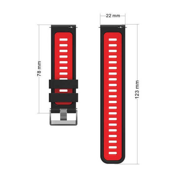 Huawei GT2 42mm KRD-55 Suya Dayanıklı Silikon Kordon