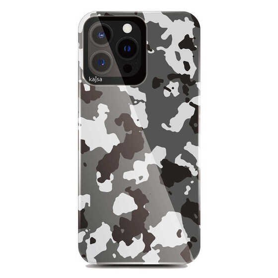 Apple iPhone 13 Pro Max Kılıf Asker Desenli Kajsa Camo Kapak