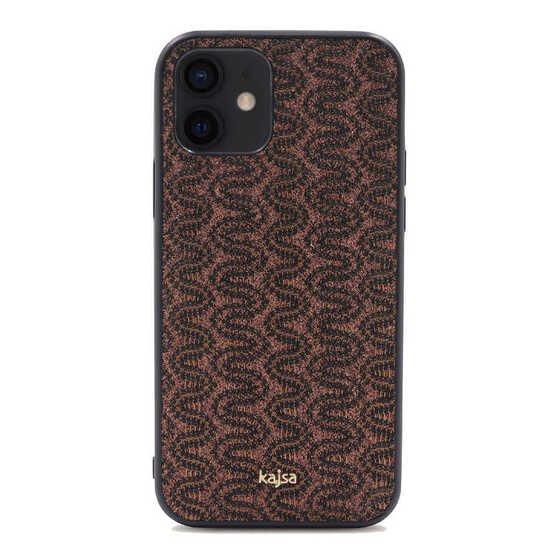 Apple iPhone 12 Pro Kılıf Kajsa Glamorous Serisi Waterfall Pattern Kapak