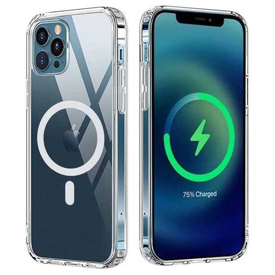 Apple iPhone 12 Pro Kılıf Tacsafe Wireless Kablosuz Şarj Silikon