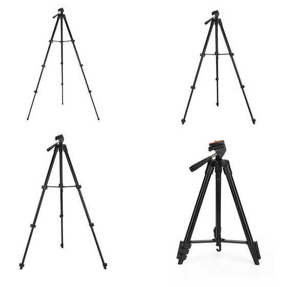 Jmary KP-2205 Tripod 134 cm Uzunluk 3 Kademeli Oynar Başlık Profesyonel