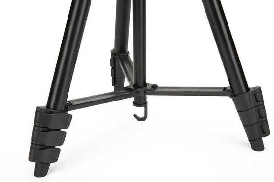 Jmary KP-2205 Tripod 134 cm Uzunluk 3 Kademeli Oynar Başlık Profesyonel