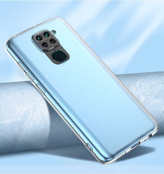 Xiaomi Redmi Note 9 Kılıf Kamera Korumalı Süper Silikon Kapak