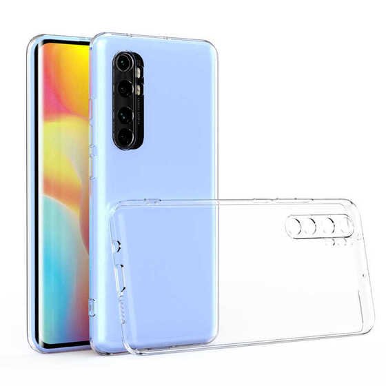 Xiaomi Mi Note 10 Lite Kılıf Kamera Korumalı Süper Silikon Kapak