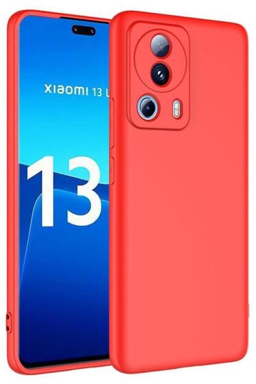 Xiaomi Mi 13 Lite Kılıf Lansman Tasarım İç Yüzeyi Kadife Silikon