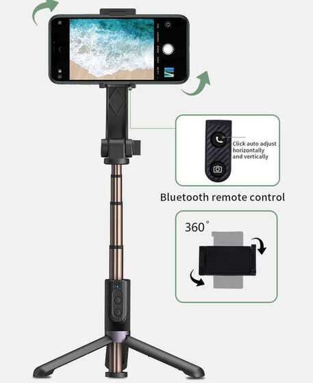 Wiwu TGS-301 Çok Fonksiyonlu Selfie Çubuğu