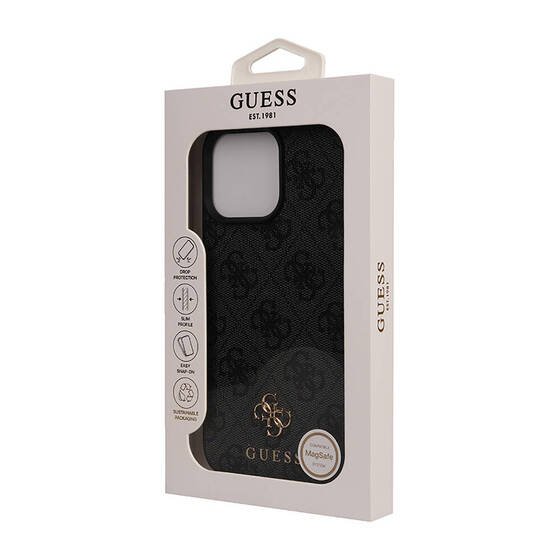 Apple iPhone 16 Pro Max Kılıf Guess Orjinal Lisanslı Small 4G Classic Kapak