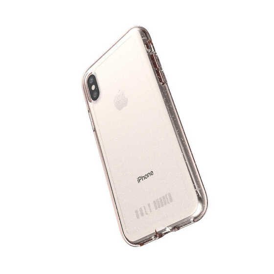 Apple iPhone X Simli Şeffaf UR Vogue Kapak