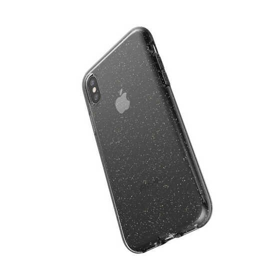 Apple iPhone X Simli Şeffaf UR Vogue Kapak