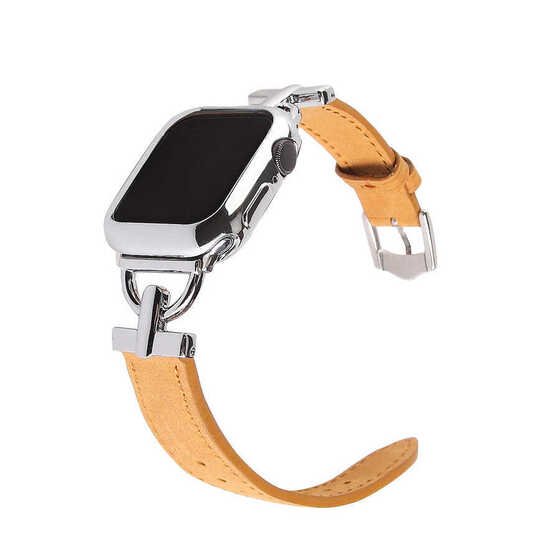 ​​​Apple Watch 42mm KRD-53 Deri Tasarım Kordon