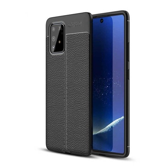 Galaxy S10 Lite Deri Desenli Kamera Korumalı Silikon Kılıf