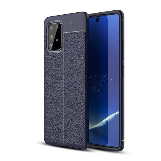 Galaxy S10 Lite Deri Desenli Kamera Korumalı Silikon Kılıf