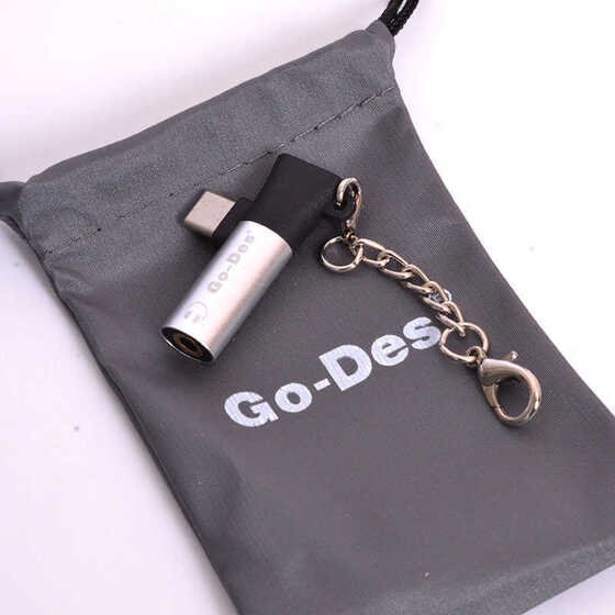 Go Des GD-CT017 2 in 1 Type-C 3.5 mm Aux Kulaklık ve Şarj Dönüştürücü Adaptör