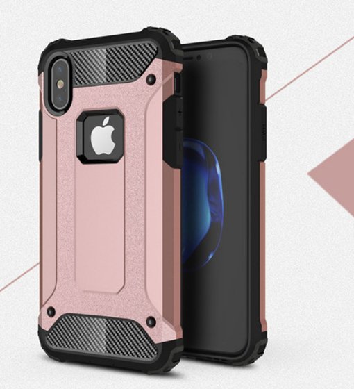 iPhone X Silikon Armor Hybrid Zırh Kılıf