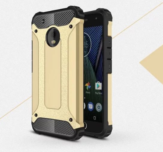 Lenovo Moto E4 Silikon Armor Hybrid Zırh Kılıf