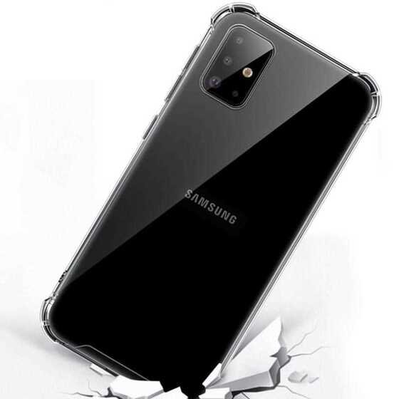 Samsung Galaxy S20 Köşeleri Airbagli Anti Şok Şeffaf Zırh Kılıf