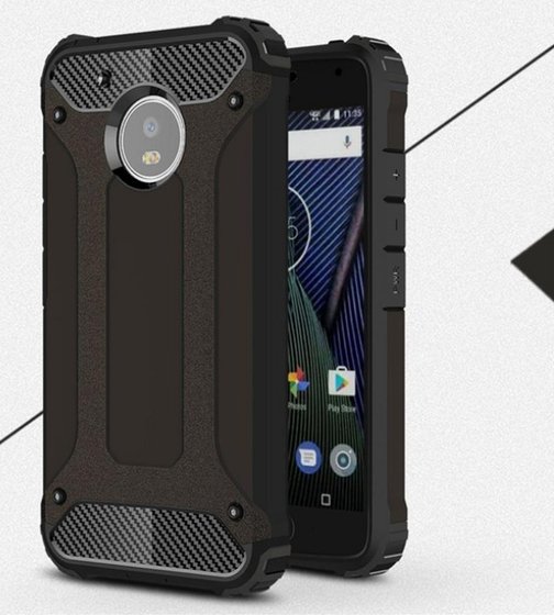 Lenovo Moto G5S Silikon Armor Hybrid Zırh Kılıf