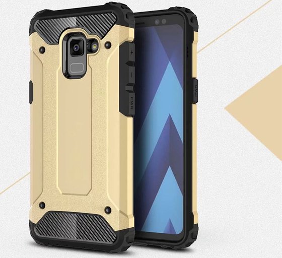 Samsung Galaxy A7 2018 Armor Hibrit Kaliteli Zırh Kılıf