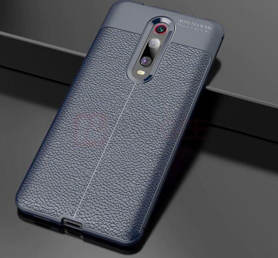 Xiaomi Mi 9T Deri Görünümlü Kalite Silikon Kılıf