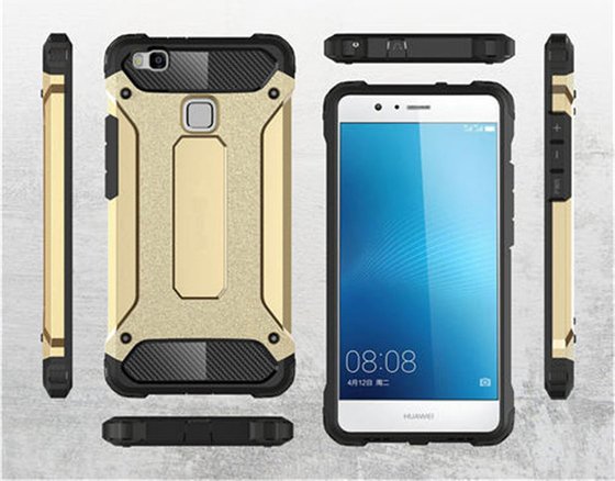 Huawei P9 Lite Mini Silikon Armor Hybrid Zırh Kılıf