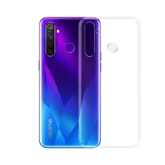 Realme 5 Pro İnce Esnek Şeffaf Sararmaz Süper Silikon Kılıf