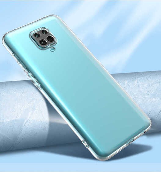 Xiaomi Redmi Note 9S Kılıf Kamera Korumalı Süper Silikon Kapak