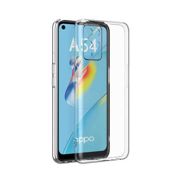 Oppo A54 4G Kılıf Kamera Korumalı Süper Silikon Kapak