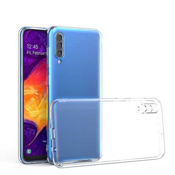 Galaxy A50 Kılıf Kamera Korumalı Süper Silikon Kapak