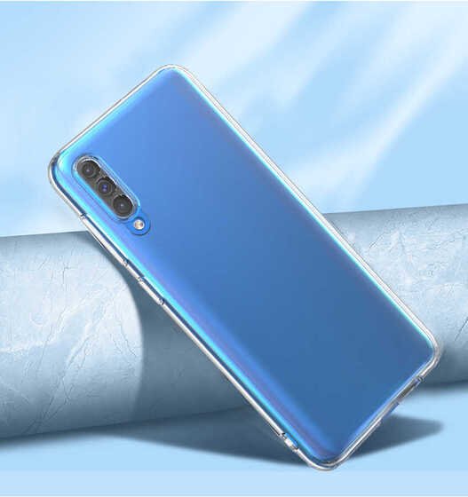 Galaxy A50 Kılıf Kamera Korumalı Süper Silikon Kapak