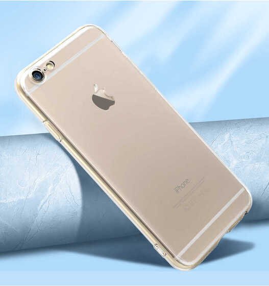 Apple iPhone 6 Kılıf Kamera Korumalı Süper Silikon Kapak