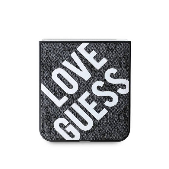 Galaxy Z Flip 6 Kılıf Guess Orjinal Lisanslı Love Guess Printing Kapak