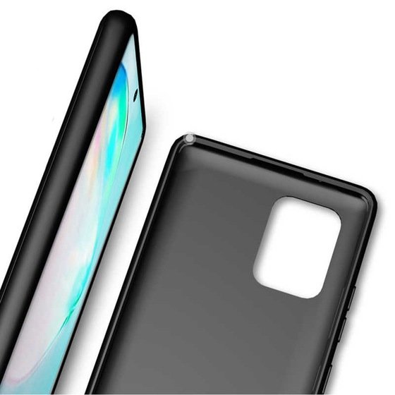 Galaxy S10 Lite Çizgili Tasarım Kamera Korumalı Silikon Kılıf