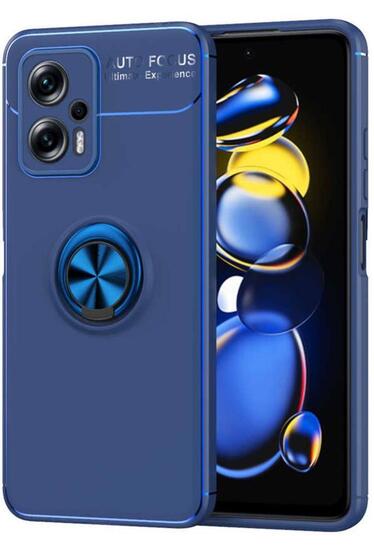 Xiaomi Poco X4 GT Kılıf Standlı Yüzüklü Manyetik Silikon