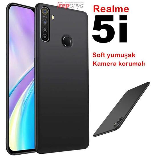 Realme 5İ Korumalı Kaliteli Soft Silikon Kılıf