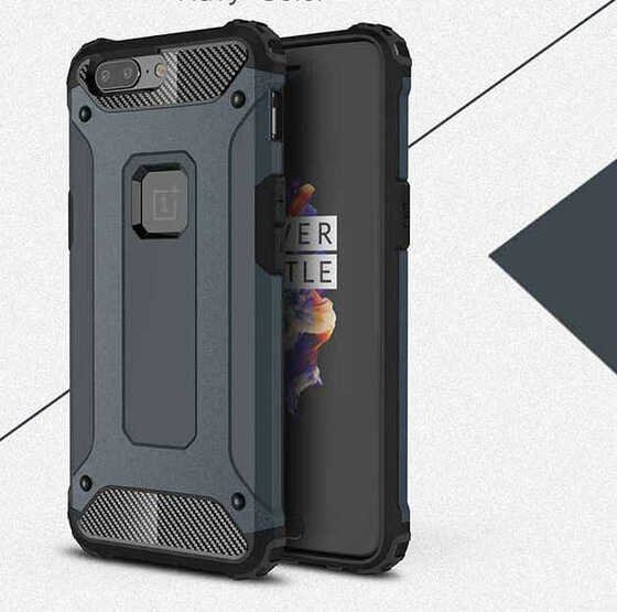 One Plus 5T Kılıf Armor Hybrid Zırh Silikon