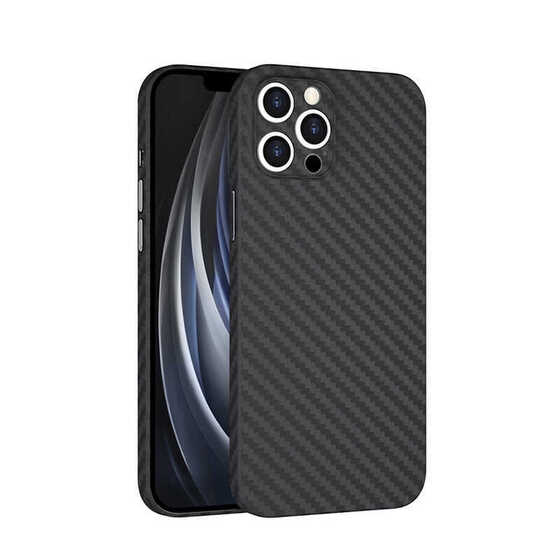 Apple iPhone 12 Pro Max Kılıf Wiwu Skin Carbon PP Kapak